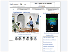 Tablet Screenshot of halloweenlol.com